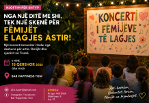 NGA NJË DITË ME SHI, TEK NJË SKENË PËR FËMIJËT E LAGJES ASTIR