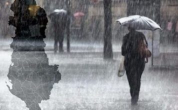 Meteorologia: Stuhi të forta godasin Shqipërinë të premten, ja zonat më të rrezikuara