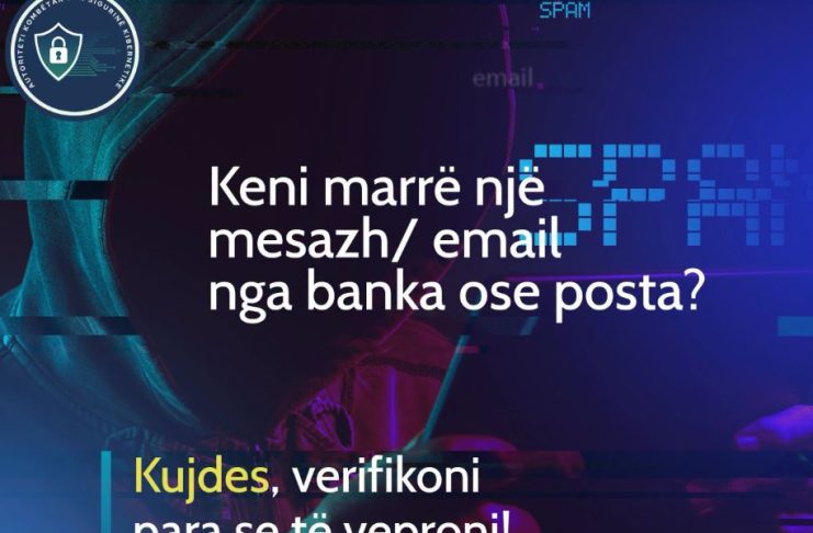 Institucionet paralajmërojnë qytetarët: Kujdes nga SMS dhe email-et mashtruese që imitojnë bankat dhe Postën Shqiptare