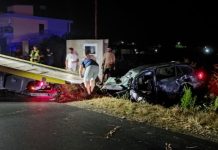 Tragjedi në Manzë/ Automjeti përplaset me bordurën, humbin jetën 3 të rinj, 2 në gjendje të rëndë