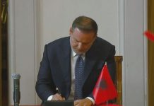Ervin Demo betohet në Presidencë si ministër i Brendshëm