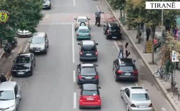 Kontrolle të rrepta në rrugët e Tiranës, gjobiten 78 këmbësorë