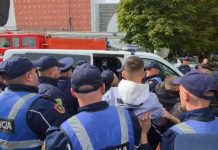 Protesta në Korçë, arrestohen 2 persona dhe procedohen 23 të tjerë, 15 prej tyre të mitur