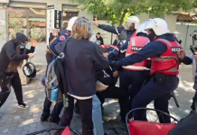 Përplasje të dhunshme mes protestuesve dhe policisë te MAS