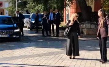 Protestueset përplasen me Iris Luarasin dhe Sara Milen